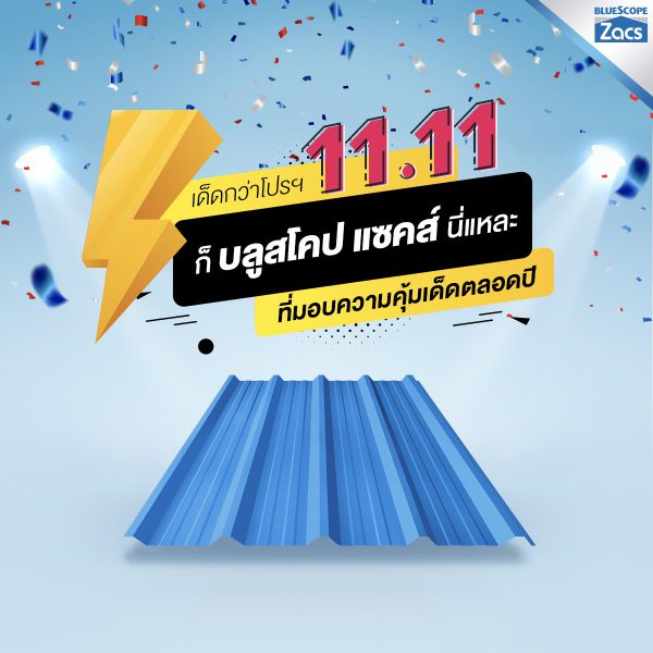 แชมพู บลู บลูสโคป แซคส์ (BLUESCOPE ZACS®)