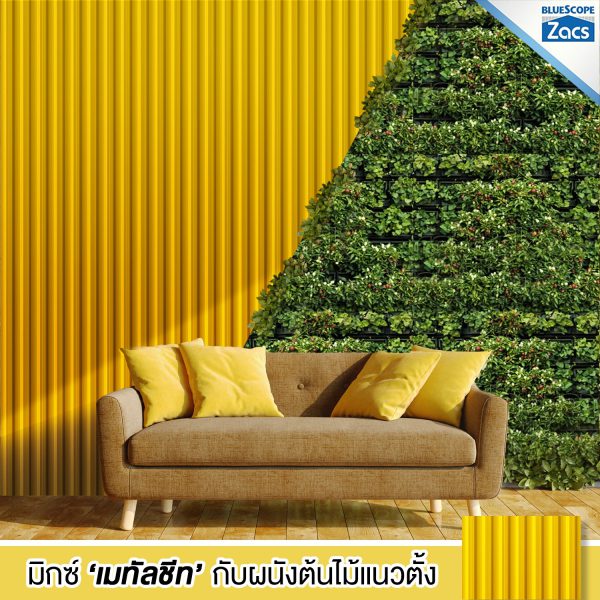  เอ็มจี เยลโล่ บลูสโคป แซคส์ (BLUESCOPE ZACS®)