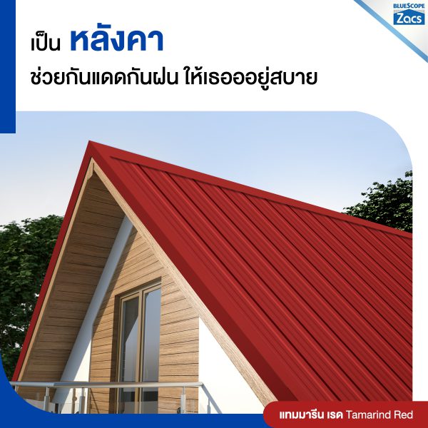แทมมารีน เรด บลูสโคป แซคส์ (BLUESCOPE ZACS®)