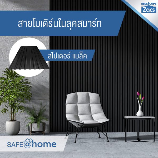 สไปเดอร์ แบล็ค บลูสโคป แซคส์ (BLUESCOPE ZACS®)